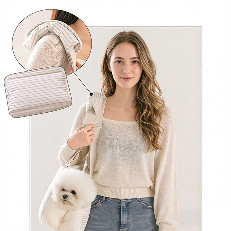Winter Warm Cat Carrier | Large Capacity Breathable Shoulder Pet Bag for Cold Weather Travel